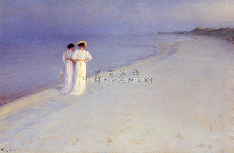 Tarde de verano en la playa - 佩德·塞韦林·克罗耳